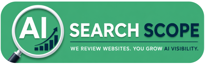 AI Search Scope — We review websites. You grow AI visibility.